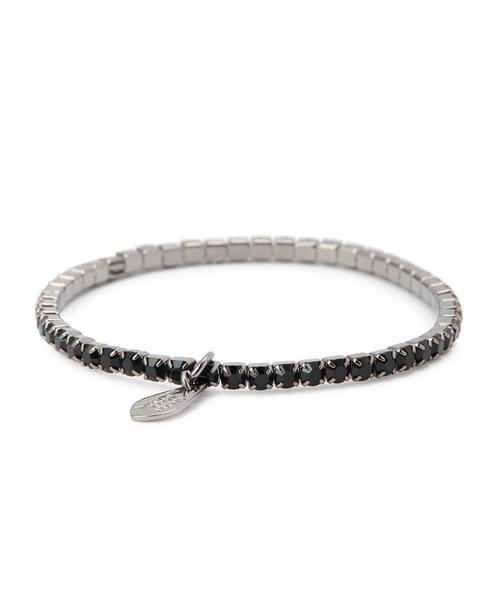 green label relaxing（グリーンレーベルリラクシング）の「GC クリスタルライン/ブレスレット（ブレスレット・レディース・ホワイト/ゴールド/ブラック/ライトピンク/ターコイズブルー・フリー）」の3枚目の写真