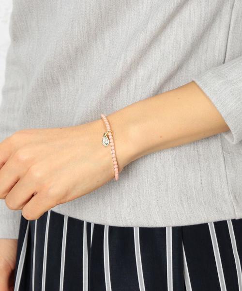 green label relaxing（グリーンレーベルリラクシング）の「GC クリスタルライン/ブレスレット（ブレスレット・レディース・ホワイト/ゴールド/ブラック/ライトピンク/ターコイズブルー・フリー）」の9枚目の写真