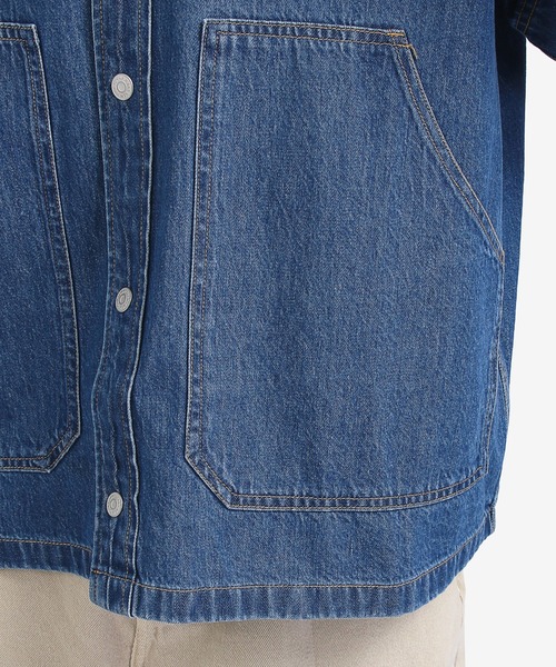 tommy jeans（トミー ジーンズ）の「デニムワーカーオーバーシャツ（シャツ/ブラウス・メンズ・ブルー・SMALL/MEDIUM/LARGE/X-LARGE）」の8枚目の写真