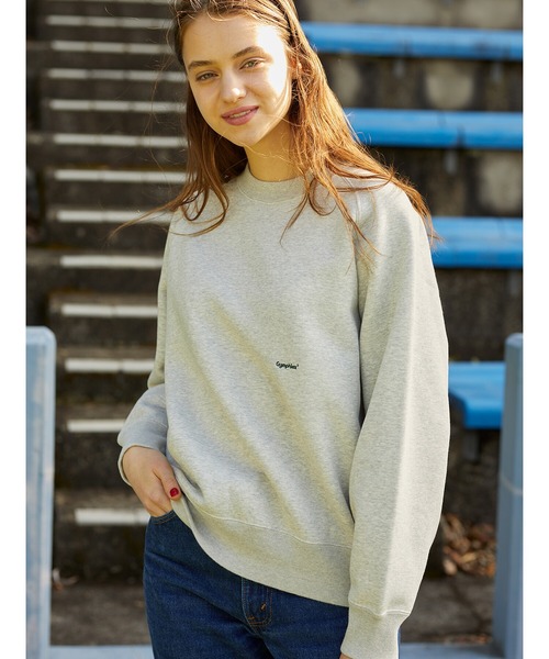 GYMPHLEX（ジムフレックス）の「Gymphlex | エアーライトフリーシー スウェットプルオーバー WOMEN（スウェット・レディース・グレー/アイボリー/ネイビー/ダークグリーン・14/12）」の11枚目の写真