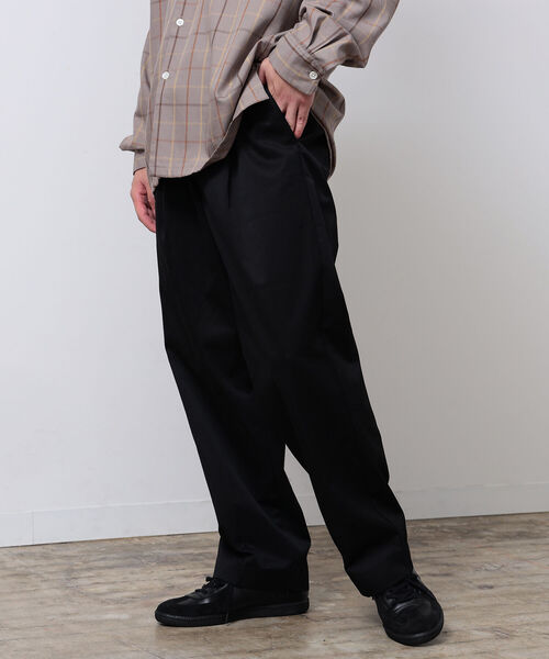 BEAMS(ビームス)の「BEAMS / 1プリーツ ワーク パンツ(その他パンツ・メンズ・ブラック/ベージュ/オリーブ・M/S/XL/L)」の6枚目の写真