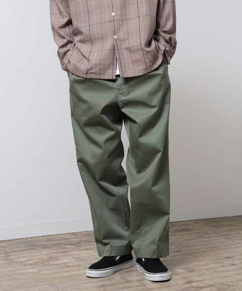 BEAMS(ビームス)の「BEAMS / 1プリーツ ワーク パンツ(その他パンツ・メンズ・ブラック/ベージュ/オリーブ・M/S/XL/L)」の11枚目の写真