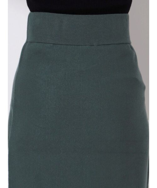 LAGUNAMOON（ラグナムーン）の「アシンメトリーヘムニットスカート（スカート・レディース・アイボリー/ブラック/ダークグリーン/モカ・SMALL/MEDIUM）」の15枚目の写真