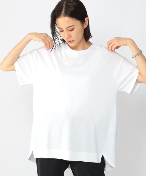 BARNYARDSTORM（バンヤードストーム）の「BARNYARDSTORM / プレーティングプルオーバー（Tシャツ/カットソー・レディース・ホワイト/ネイビー/グリーン/サンドグレー/チャコール・1/0）」の2枚目の写真