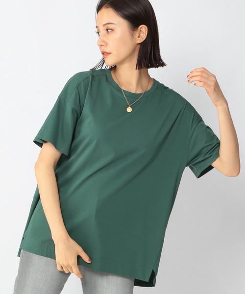 BARNYARDSTORM（バンヤードストーム）の「BARNYARDSTORM / プレーティングプルオーバー（Tシャツ/カットソー・レディース・ホワイト/ネイビー/グリーン/サンドグレー/チャコール・1/0）」の4枚目の写真