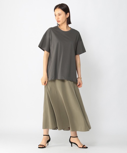 BARNYARDSTORM（バンヤードストーム）の「BARNYARDSTORM / プレーティングプルオーバー（Tシャツ/カットソー・レディース・ホワイト/ネイビー/グリーン/サンドグレー/チャコール・1/0）」の10枚目の写真