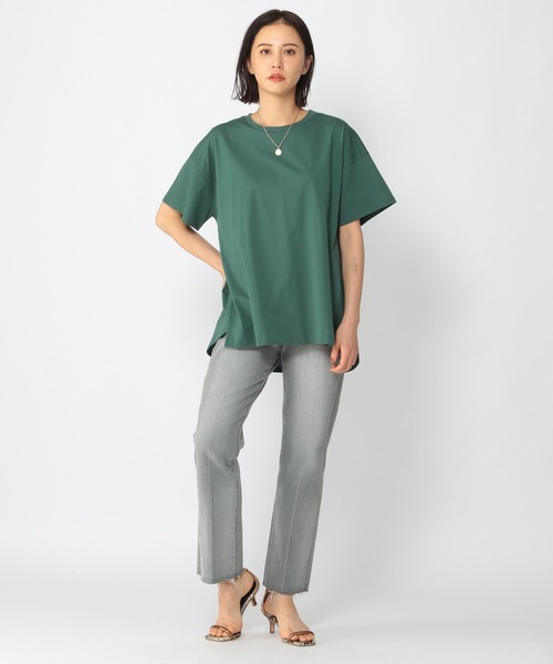 BARNYARDSTORM（バンヤードストーム）の「BARNYARDSTORM / プレーティングプルオーバー（Tシャツ/カットソー・レディース・ホワイト/ネイビー/グリーン/サンドグレー/チャコール・1/0）」の12枚目の写真