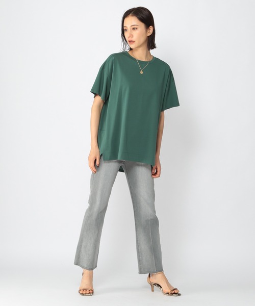 BARNYARDSTORM（バンヤードストーム）の「BARNYARDSTORM / プレーティングプルオーバー（Tシャツ/カットソー・レディース・ホワイト/ネイビー/グリーン/サンドグレー/チャコール・1/0）」の13枚目の写真