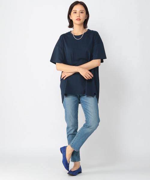 BARNYARDSTORM（バンヤードストーム）の「BARNYARDSTORM / プレーティングプルオーバー（Tシャツ/カットソー・レディース・ホワイト/ネイビー/グリーン/サンドグレー/チャコール・1/0）」の16枚目の写真