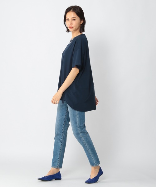 BARNYARDSTORM（バンヤードストーム）の「BARNYARDSTORM / プレーティングプルオーバー（Tシャツ/カットソー・レディース・ホワイト/ネイビー/グリーン/サンドグレー/チャコール・1/0）」の17枚目の写真