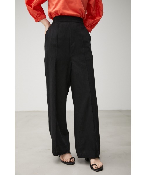 AZUL by moussy（アズールバイマウジー）の「LINEN TOUCH COLOR PANTS/リネンタッチカラーパンツ（その他パンツ・レディース・ブラック/オレンジ/ブルー/グリーン・SMALL/MEDIUM）」の6枚目の写真