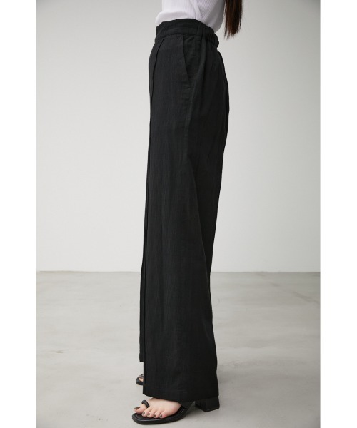 AZUL by moussy（アズールバイマウジー）の「LINEN TOUCH COLOR PANTS/リネンタッチカラーパンツ（その他パンツ・レディース・ブラック/オレンジ/ブルー/グリーン・SMALL/MEDIUM）」の10枚目の写真