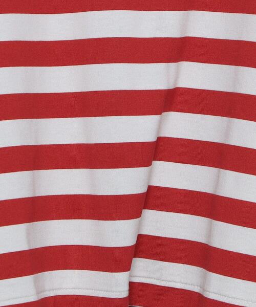 H　BEAUTY&YOUTH UNITED ARROWS（エイチビューティーアンドユースユナイテッドアローズ）の「＜H＞COTTON CROPPED LONG SLEEVE T-SHIRT/Tシャツ（Tシャツ/カットソー・レディース・ダークブラウン/レッド・FREE）」の17枚目の写真