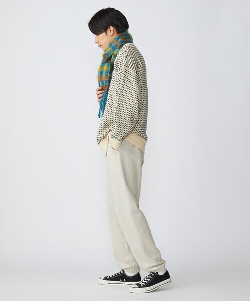 SHIPS（シップス）の「*SHIPS: リラックスフィット バーズアイ クルーネック ニット（ニット/セーター・メンズ・ダークグレー/ナチュラル/ネイビー/レッド・SMALL/MEDIUM/LARGE/X-LARGE）」の13枚目の写真