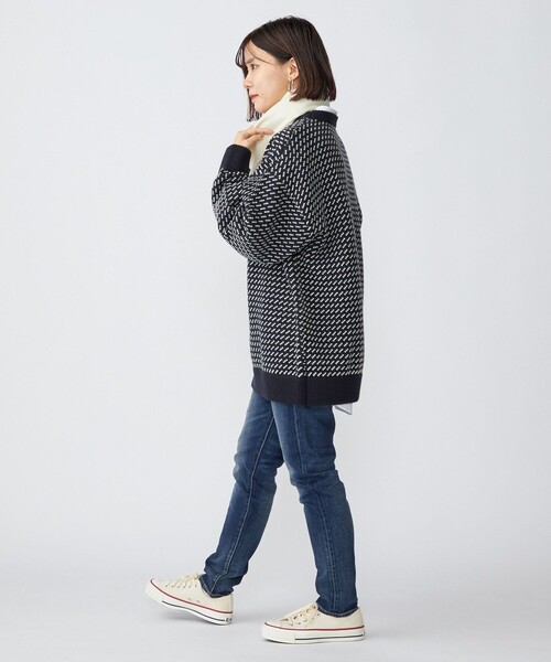 SHIPS（シップス）の「*SHIPS: リラックスフィット バーズアイ クルーネック ニット（ニット/セーター・メンズ・ダークグレー/ナチュラル/ネイビー/レッド・SMALL/MEDIUM/LARGE/X-LARGE）」の19枚目の写真