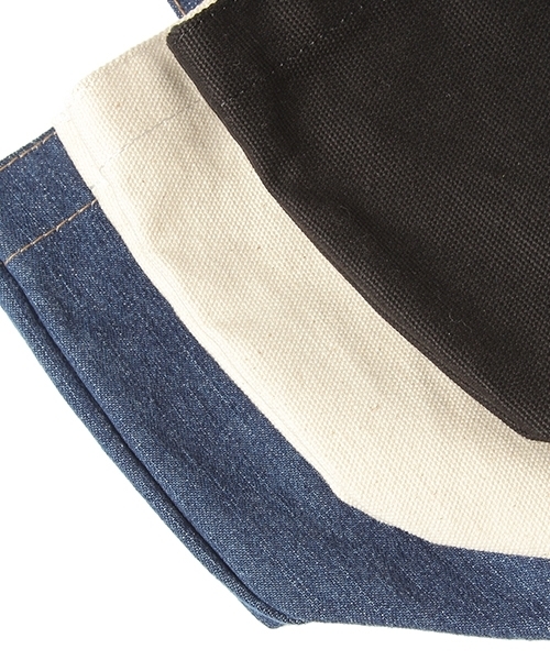 niko and...（ニコアンド）の「オリジナルニコロゴトートBAG M（トートバッグ・レディース・ブラック/ホワイト/ブルー・0）」の21枚目の写真