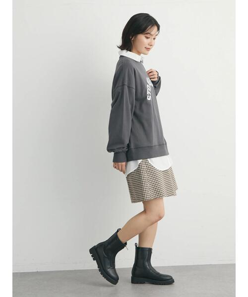 Green Parks(グリーンパークス)の「ロゴミニ裏毛プルオーバー(スウェット・レディース・ネイビー/チャコールグレー/ピンク/杢グレー・FREE)」の20枚目の写真