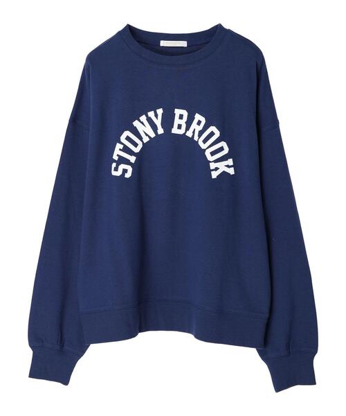 Green Parks(グリーンパークス)の「ロゴミニ裏毛プルオーバー(スウェット・レディース・ネイビー/チャコールグレー/ピンク/杢グレー・FREE)」の10枚目の写真