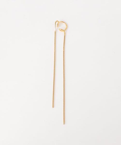 in mood(インムード)の「<in mood>V CHAIN イヤーカフ(イヤーカフ・レディース・シルバー/ゴールド・FREE)」の2枚目の写真