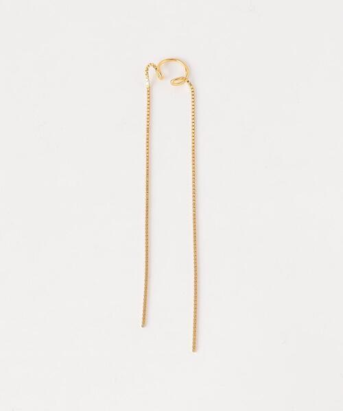 in mood(インムード)の「<in mood>V CHAIN イヤーカフ(イヤーカフ・レディース・シルバー/ゴールド・FREE)」の5枚目の写真