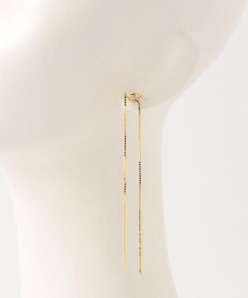 in mood(インムード)の「<in mood>V CHAIN イヤーカフ(イヤーカフ・レディース・シルバー/ゴールド・FREE)」の8枚目の写真