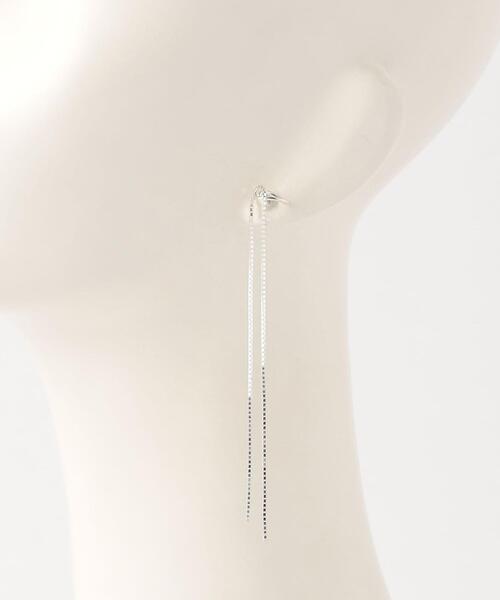 in mood(インムード)の「<in mood>V CHAIN イヤーカフ(イヤーカフ・レディース・シルバー/ゴールド・FREE)」の4枚目の写真