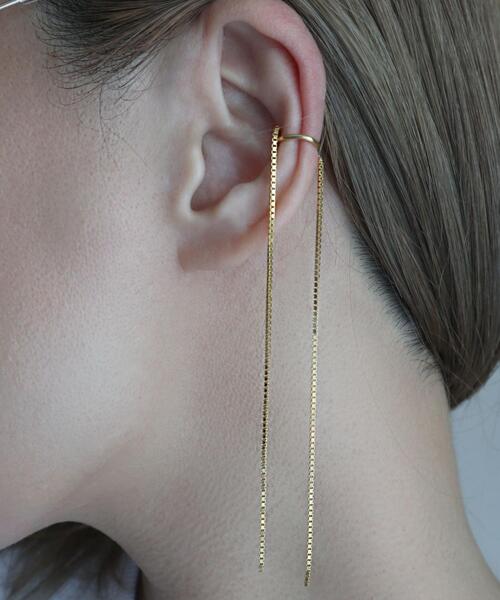 in mood(インムード)の「<in mood>V CHAIN イヤーカフ(イヤーカフ・レディース・シルバー/ゴールド・FREE)」の10枚目の写真