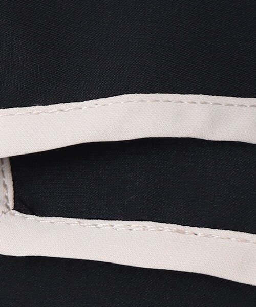 DRESKIP（ドレスキップ）の「◆セーラーカラー配色ブラウス（シャツ/ブラウス・レディース・ホワイト系7/ベージュ系4/ブラック系4・03/02）」の10枚目の写真