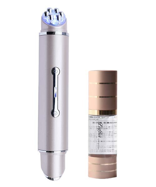 Laffia(ラフィア)の「濃厚コラーゲン美容液セット目元ケア美顔器(美容器具・レディース・ホワイト/シャンパン・フリー)」の2枚目の写真