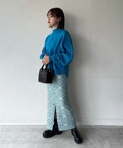 PAGEBOY(ページボーイ)の「ZIPプラットフォームブーツ(ブーツ・レディース・ブラック/オフホワイト・M/L)」の4枚目の写真