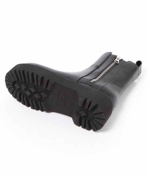 PAGEBOY(ページボーイ)の「ZIPプラットフォームブーツ(ブーツ・レディース・ブラック/オフホワイト・M/L)」の11枚目の写真