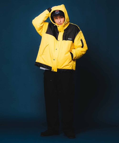 XLARGE（エクストララージ）の「NYLON HOODED JACKET（ブルゾン・メンズ・イエロー/ブラック/グリーン/ネイビー・XL/L/M/S）」の16枚目の写真