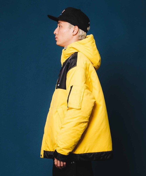 XLARGE（エクストララージ）の「NYLON HOODED JACKET（ブルゾン・メンズ・イエロー/ブラック/グリーン/ネイビー・XL/L/M/S）」の21枚目の写真