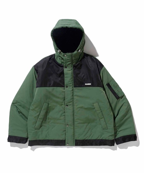 XLARGE（エクストララージ）の「NYLON HOODED JACKET（ブルゾン・メンズ・イエロー/ブラック/グリーン/ネイビー・XL/L/M/S）」の12枚目の写真
