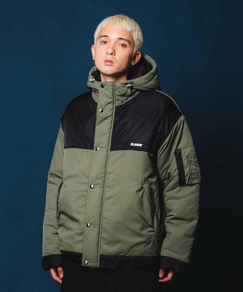 XLARGE（エクストララージ）の「NYLON HOODED JACKET（ブルゾン・メンズ・イエロー/ブラック/グリーン/ネイビー・XL/L/M/S）」の18枚目の写真