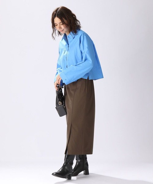 【新品 タグ付】ニコアンド ワッペン シャツジャケット てぃら プロデュース niko and ニコアンド 人気スタッフプロデュース企画]ワッペン