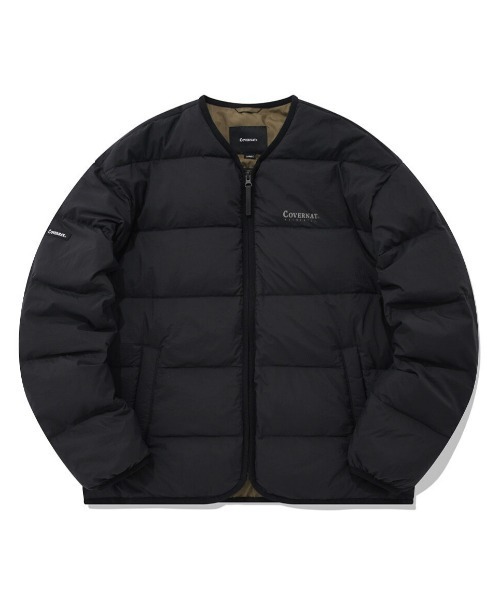 COVERNAT（カバーナット）の「【COVERNAT】RDS LIGHT DOWN JUMPER / カバーナット RDS ライト ダウン ジャンパー（ダウンジャケット/コート・メンズ・ブラック/ベージュ/ダークグレー/グレー/アイボリー・MEDIUM/SMALL/X-LARGE/LARGE）」の2枚目の写真