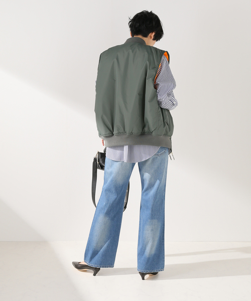 FRAMeWORK(フレームワーク)の「FRAMeWORK MADE BY J フレアジーンズ(その他パンツ・レディース・サックスブルー・MEDIUM/SMALL/LARGE)」の19枚目の写真
