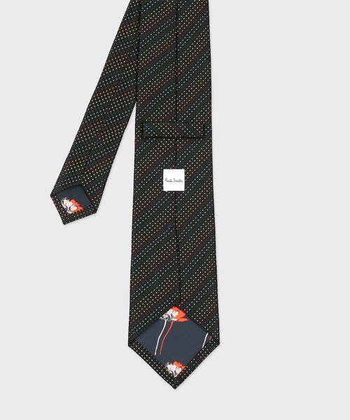 Paul Smith(ポールスミス)の「プレイド スクエアカラードット タイ / 220023 552MJ(ネクタイ・メンズ・ブラック/パープル/ネイビー/ブルーグリーン・FREE)」の9枚目の写真