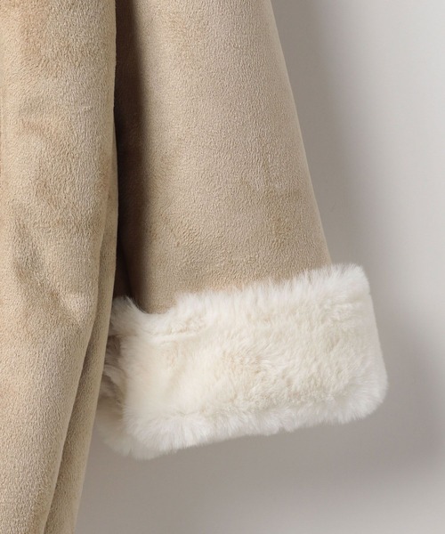 GLOBAL WORK（グローバルワーク）の「フワフワムートンコート/299652（ムートンコート・キッズ・グレー系その他5/ベージュ・100cm/110cm/120cm/130cm/140cm/150cm/160cm）」の9枚目の写真