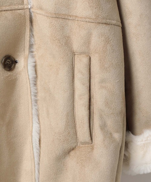 GLOBAL WORK（グローバルワーク）の「フワフワムートンコート/299652（ムートンコート・キッズ・グレー系その他5/ベージュ・100cm/110cm/120cm/130cm/140cm/150cm/160cm）」の11枚目の写真