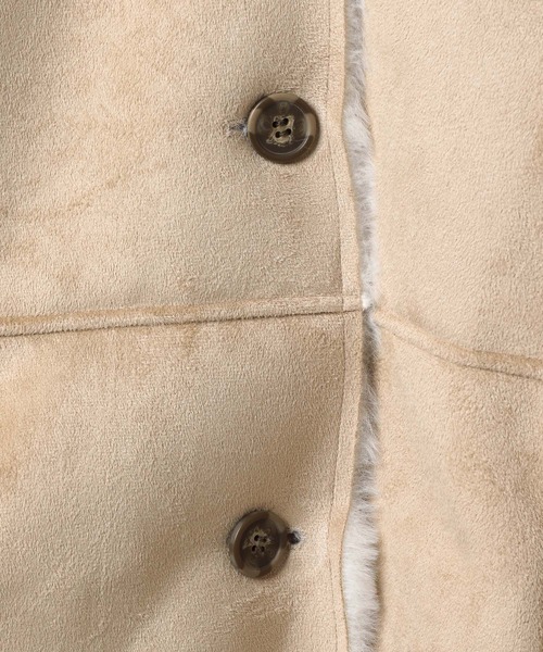 GLOBAL WORK（グローバルワーク）の「フワフワムートンコート/299652（ムートンコート・キッズ・グレー系その他5/ベージュ・100cm/110cm/120cm/130cm/140cm/150cm/160cm）」の13枚目の写真