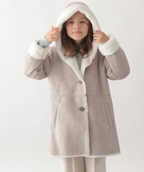 GLOBAL WORK（グローバルワーク）の「フワフワムートンコート/299652