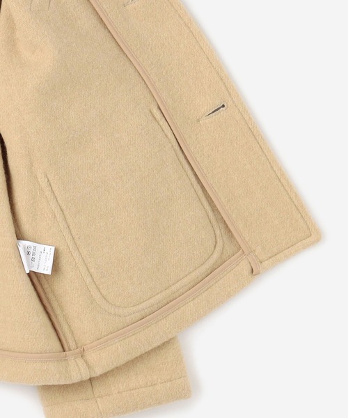 DANTON（ダントン）の「DANTON | ウールライトパイル ノーカラー