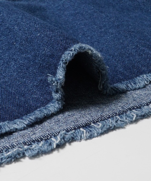 coca（coca）（コカ）の「デニム切り替えロングスカート（デニムスカート・レディース・ブルー・M/L）」の3枚目の写真