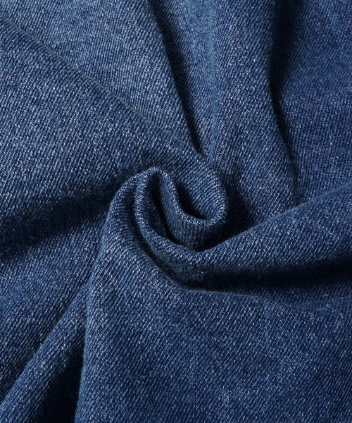 coca（coca）（コカ）の「デニム切り替えロングスカート（デニムスカート・レディース・ブルー・M/L）」の2枚目の写真