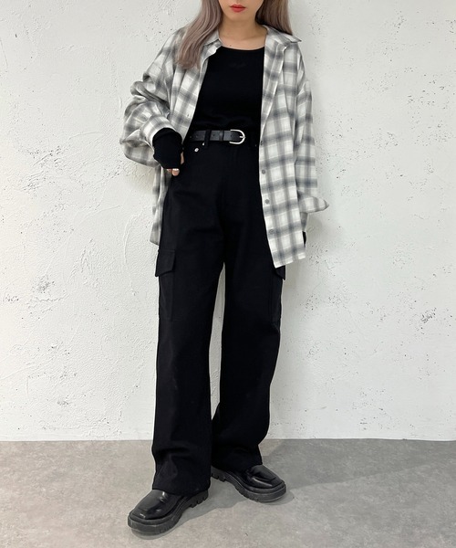 apres jour mignon(アプレジュールミニョン)の「カーゴパンツ【ZOZOTOWN限定アイテム】(その他パンツ・レディース・ブラック/カーキ/ベージュ・SMALL/MEDIUM/X-LARGE)」の9枚目の写真