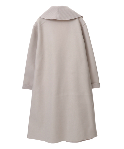 SOFFITTO（ソフィット）の「ニットダブルフェイスコート【取り扱い店舗限定】（その他アウター・レディース・モカ/ブラック/ベージュ・M）」の4枚目の写真