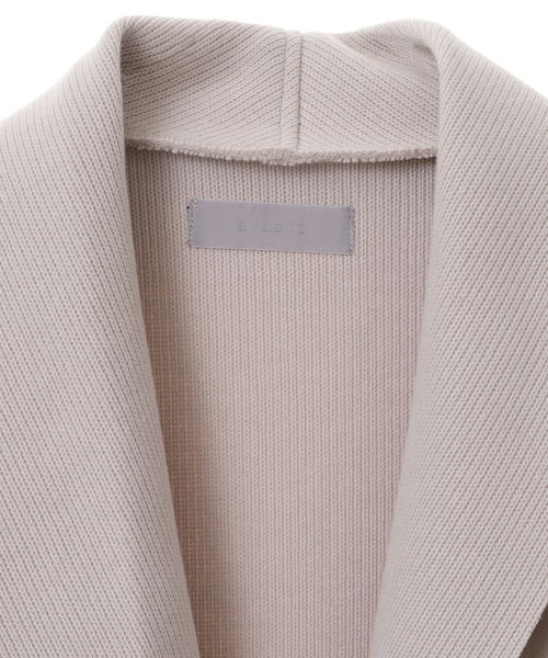 SOFFITTO（ソフィット）の「ニットダブルフェイスコート【取り扱い店舗限定】（その他アウター・レディース・モカ/ブラック/ベージュ・M）」の5枚目の写真