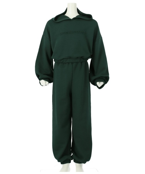 ANAP kids(アナップキッズ)の「エンボスロゴフーディー+ジョガーパンツ セットアップ(スウェット・キッズ・ブラック/ライトグレー/モスグリーン・100cm/110cm/120cm/130cm)」の16枚目の写真